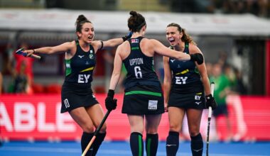 Róisín Upton on Ireland's clash with Belgium: “Hopefully there will be a great atmosphere and the Irish have travelled in numbers out here which is phenomenal.” Pic: Ben McShane/Sportsfile