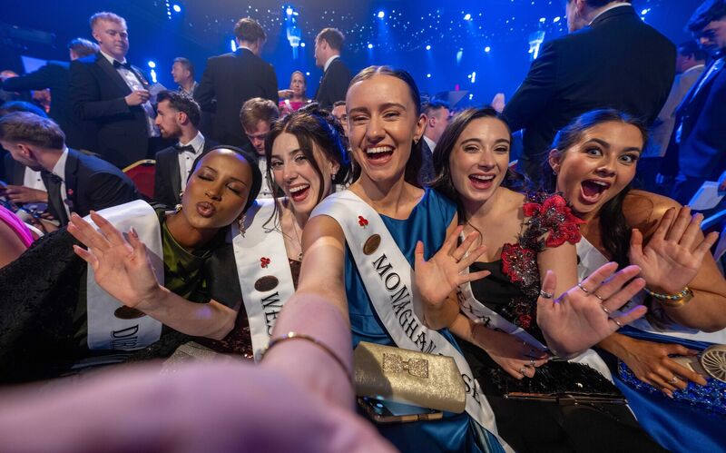 Roses having the craic at the Kerry Sports Academy, MTU, ahead of Tuesday night's Rose of Tralee finale. Picture: Domnick Walsh