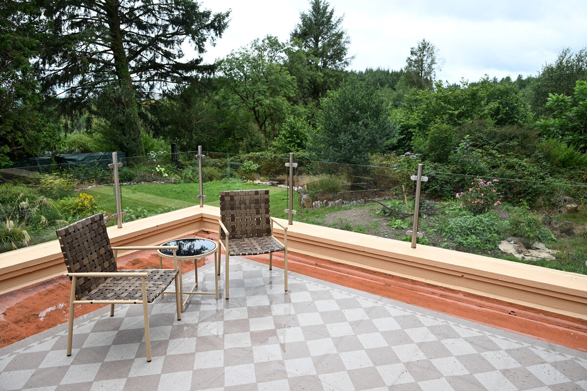 Balcony area off the main master bedroom