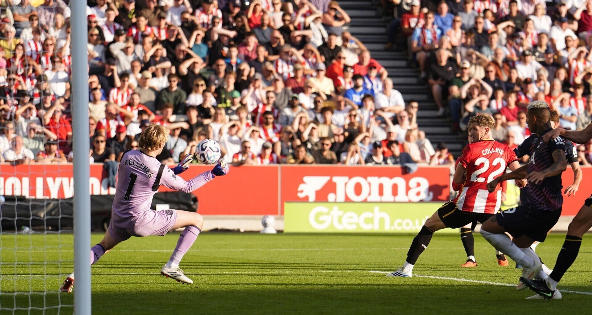Caoimhín Kelleher on Brentford's victory over Spurs: "It's a very positive start. Three goals, a clean sheet and definitely something for us to build on." Pic:Jordan Pettitt/PA Wire.