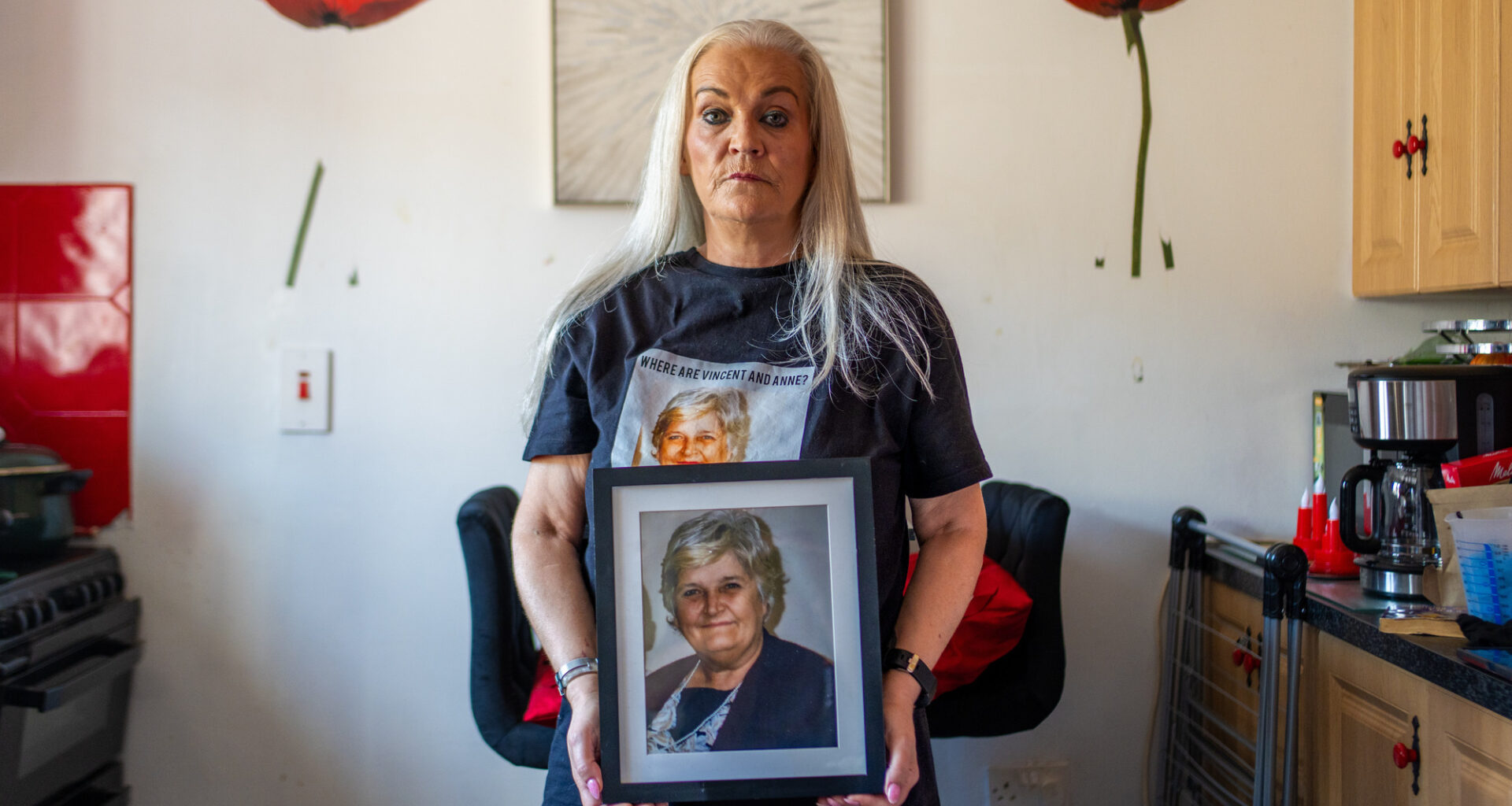 Mary Donovan holds a photo of her late mother Margaret who spent time at Bessborough. Picture Noel Sweeney