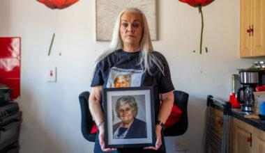 Mary Donovan holds a photo of her late mother Margaret who spent time at Bessborough. Picture Noel Sweeney