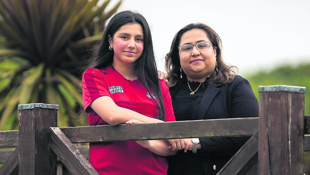 Manizha Khan and her daughter, Marjan, have received a warm welcome in Ireland since moving here in 2021. Picture: Noel Sweeney