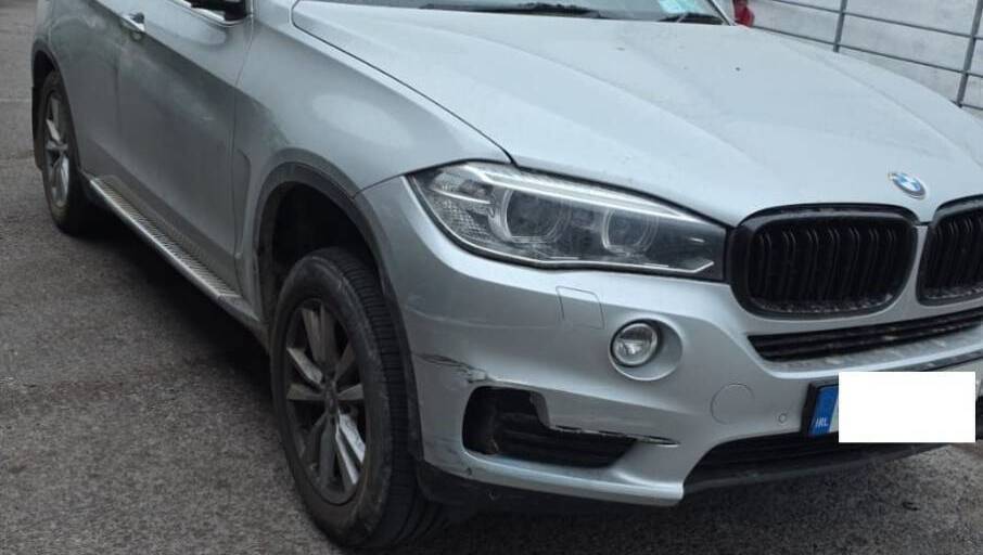 The recovered vehicle, a BMW X5, had been stolen earlier in the night during a burglary at a residence in the Rochestown area of Cork. Picture: An Garda Síochána