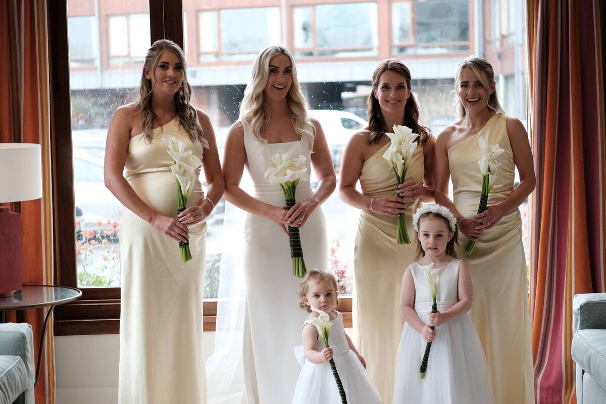 Maryanna Rice with Susan Rice, Caroline Rice, Lisa AlQemzi and Esmé and Eva Murphy. 