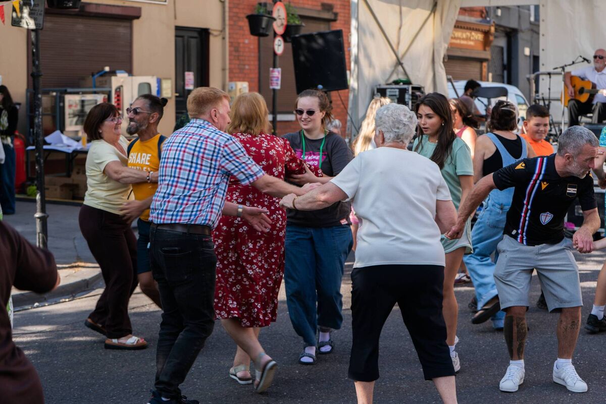 All the fun of the dance at the Blackpool Block Party.