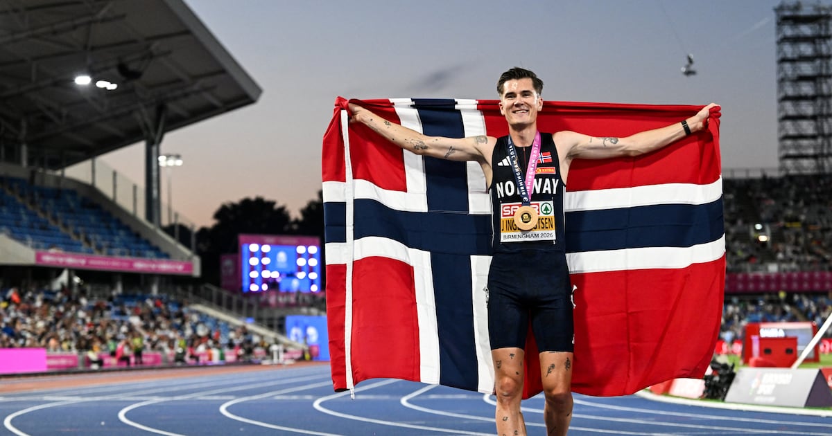 Jakob Ingebrigtsen storms to 5,000m victory on opening night of European Athletics Championships – The Irish Times