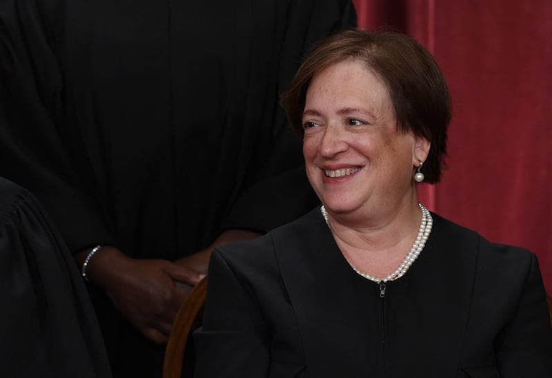 Fully transported: US supreme court justice Elena Kagan. Photograph: Olivier Douliery/AFP/Getty