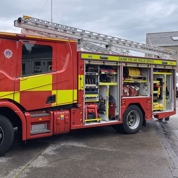 Galway Fire and Rescue stock image