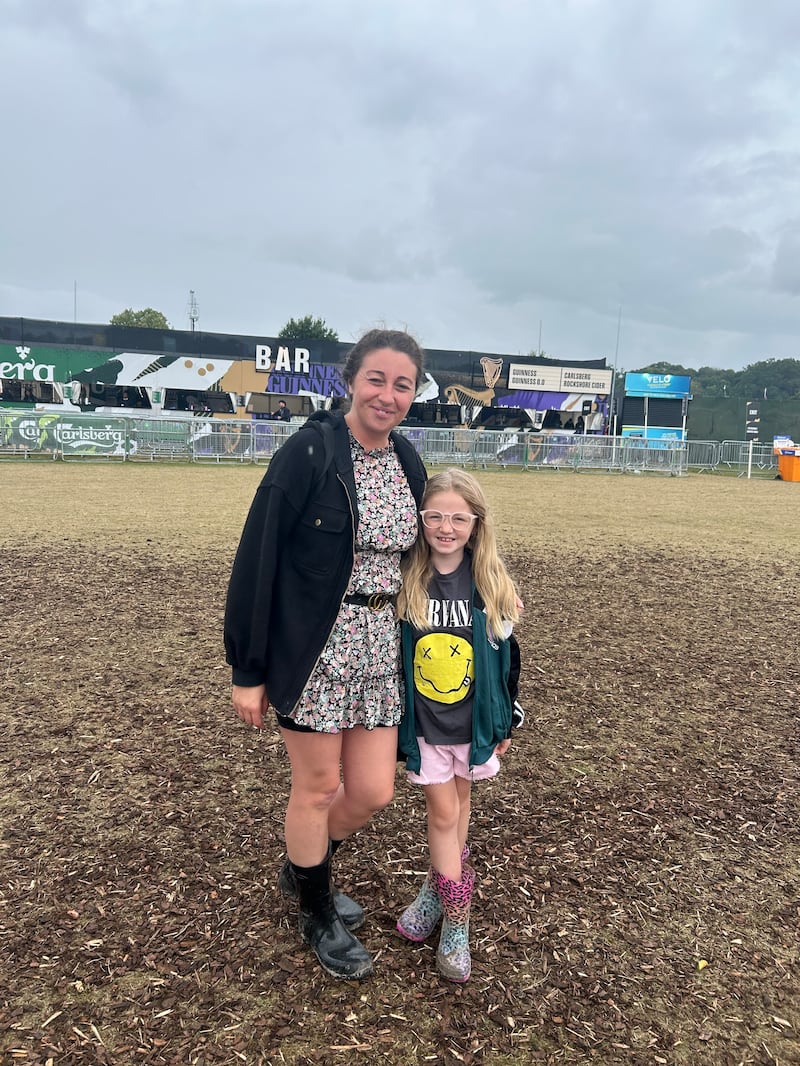 Grace and Christina from Dublin at Electric Picnic