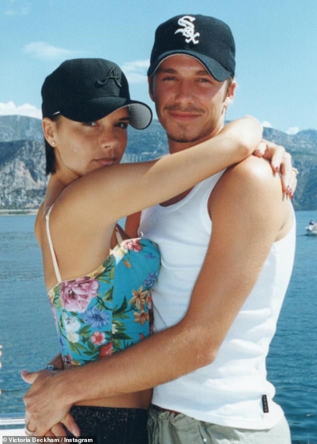 David revealed they were revisiting a spot where their romance began (pictured in 1997)