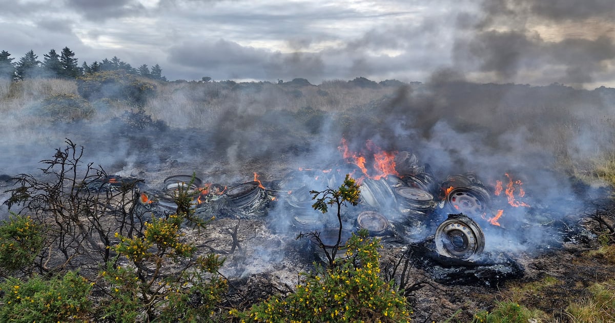 Fire crew called to Wicklow commons after tyres dumped and set alight – The Irish Times