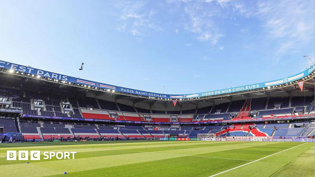 General view of Parc des Princes stadium in Paris