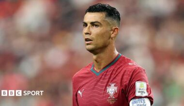 Cristiano Ronaldo in Portugal shirt