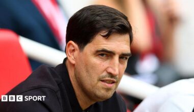 Liverpool manager Andoni Iraola