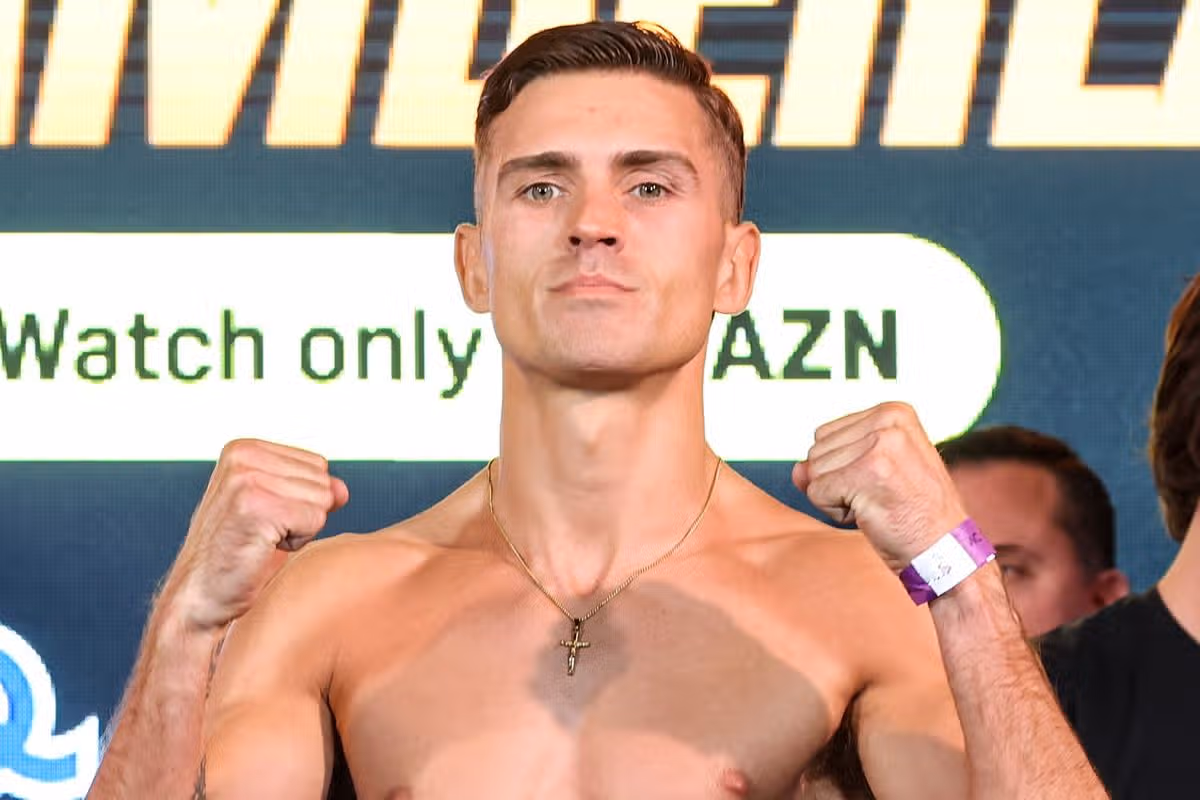 Lee Reeves at the Pierce O'Leary vs Mark Chamberlain Ceremonial Weigh-In