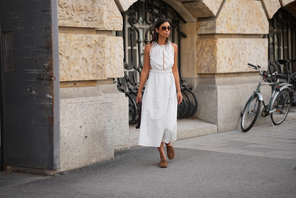 woman in chic outfit