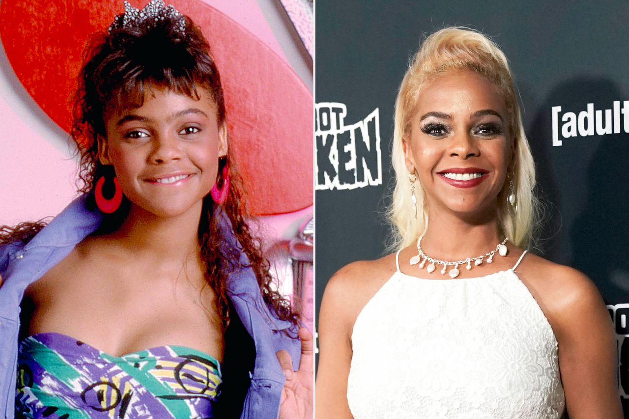 Lark Voorhies as Lisa Turtle on ‘Saved by the Bell’; Lark Voorhies attends the ‘Robot Chicken’ season 10 premiere presented by Adult Swim at the Theatre at Ace Hotel on Sept. 27, 2019, in Los AngelesCredit: NBC/Courtesy: Everett Collection; Erik Voake/Getty Images