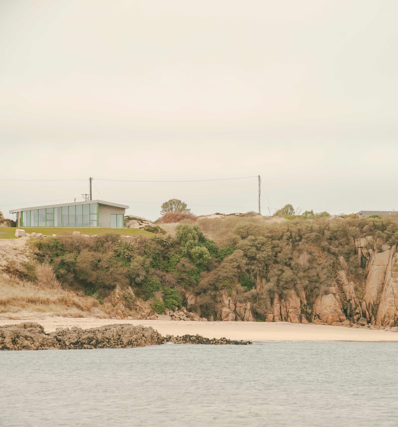 ‘The house opens up to the east and to the views of the sea and landscape.’ Photograph: Peter Molloy