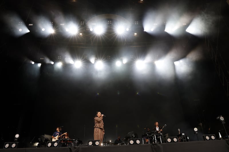 Electric Picnic 2026: Lola Young on the Main Stage on Saturday. Photograph: Nick Bradshaw