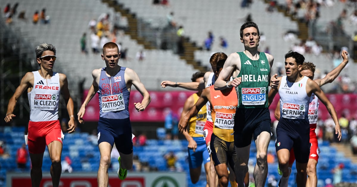 Mark English breaks 48-year-old European Championship record to storm into 800m final – The Irish Times