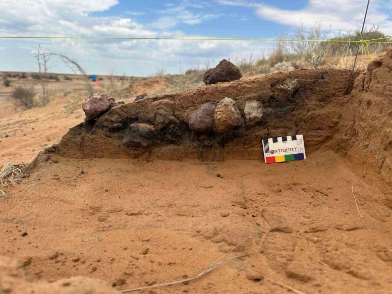 An Aboriginal Hearth From Mithaka Country
