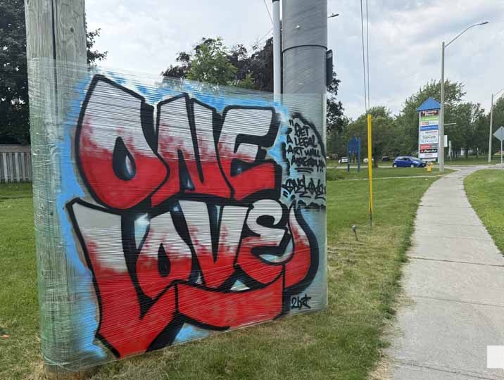 Video - Plastic-Wrap Graffiti Appears Across Cobourg - Today's Northumberland