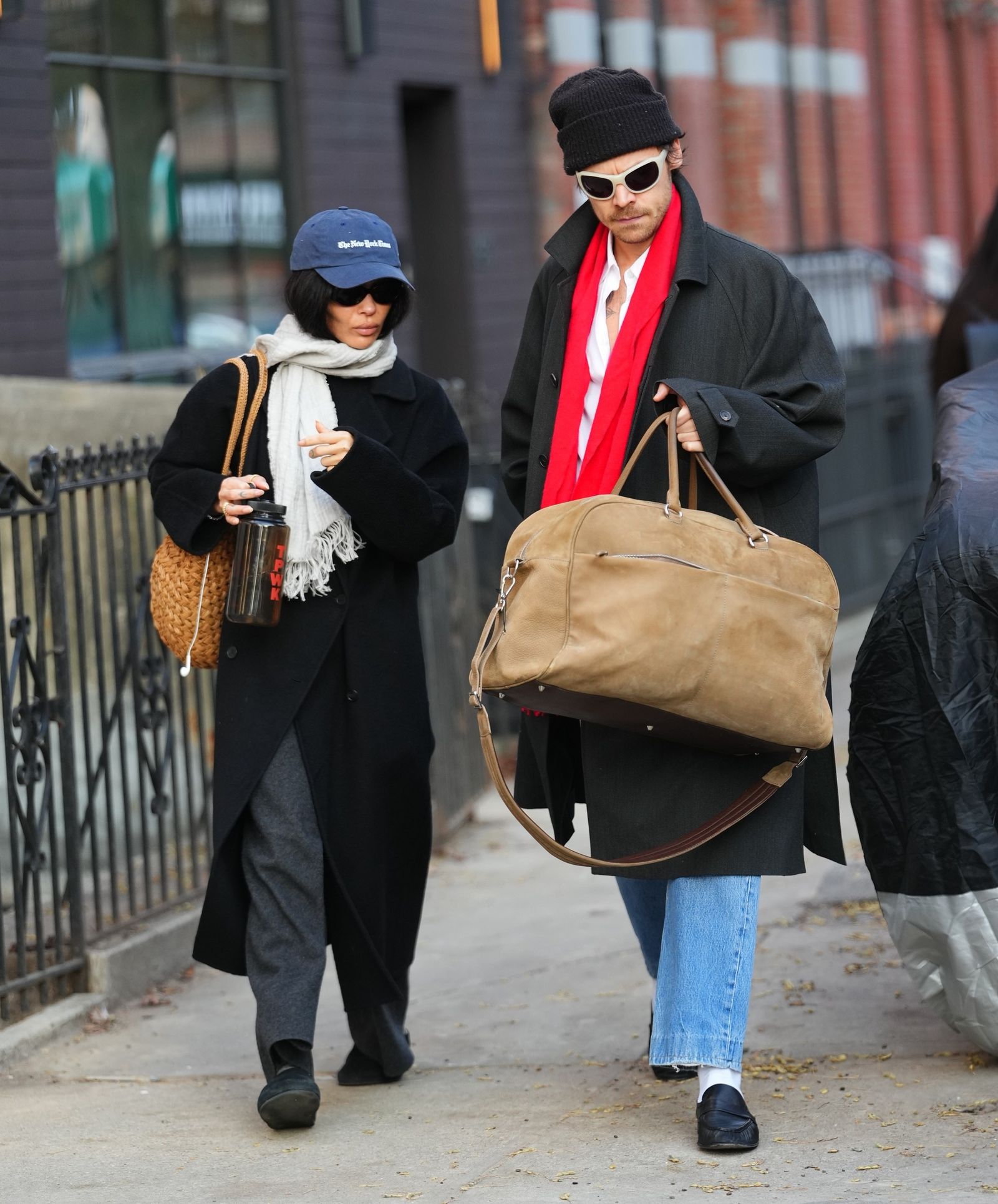 EXCLUSIVE Harry Styles and Zoe Kravitz head to JFK together in New York