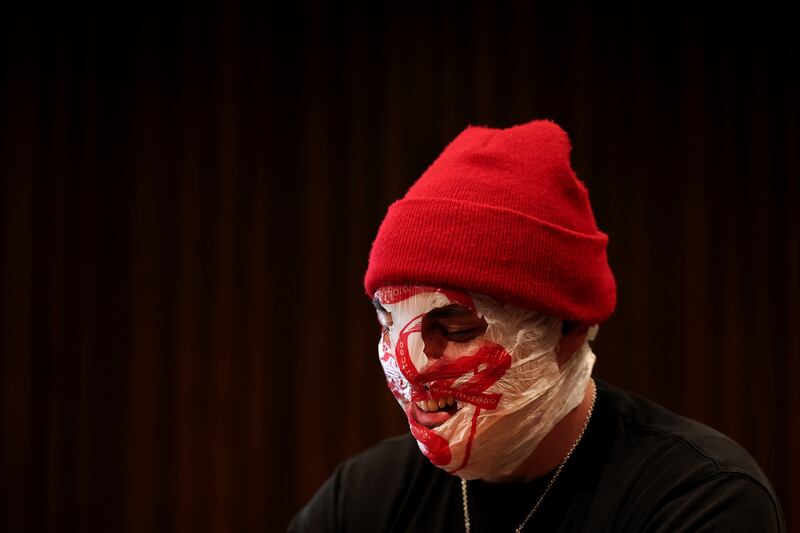 Blindboy at the Abbey Theatre in Dublin. Photograph: Clodagh Kilcoyne