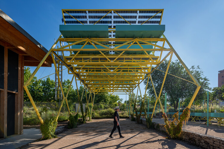 'Circulating' Garden for the Circular Economy Innovation Center (CIEC) / gaSSz arquitectos - Exterior Photography, Beam