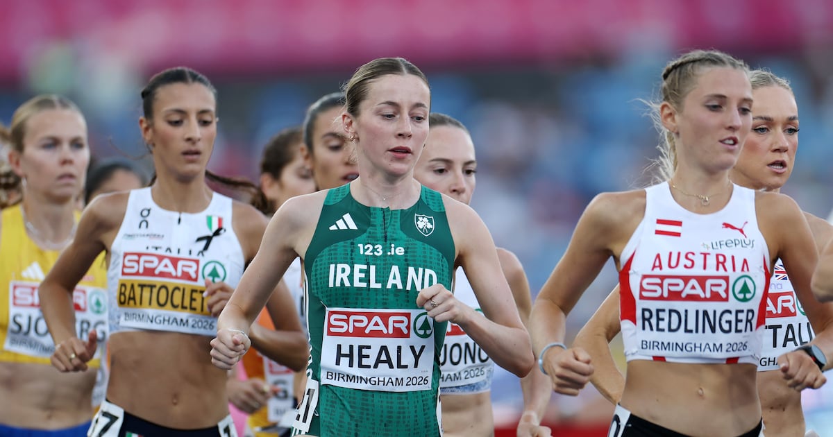 European Championships: Doubt proves costly for Sarah Healy as she narrowly misses out on 5,000m bronze – The Irish Times