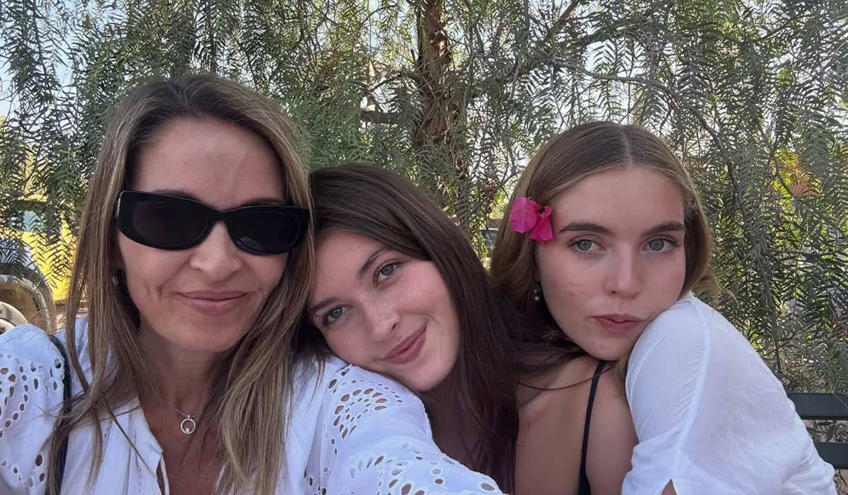 Caroline Corr with her family. Pic: Caroline Corr 