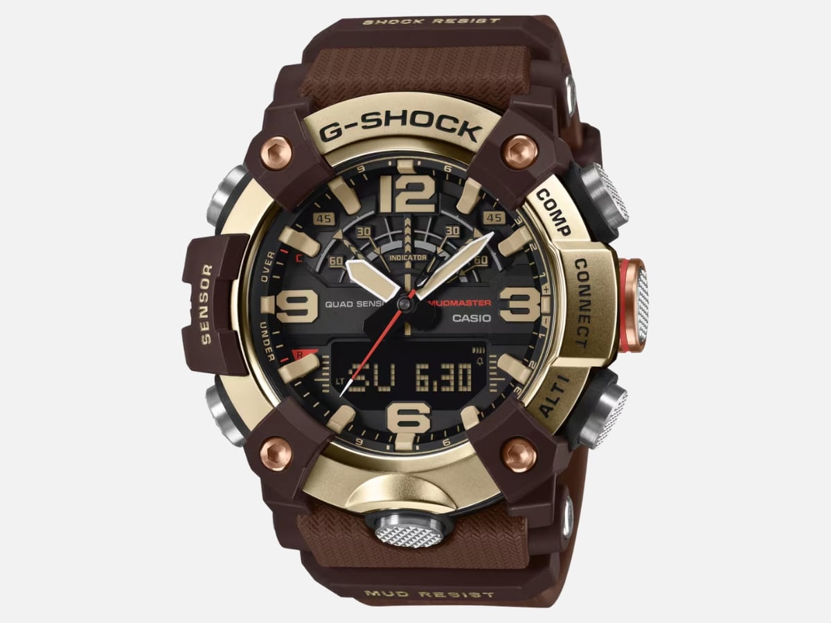 G-Shock Mudmaster GG-B100XMH-5A Gives the Rugged Tool Watch a Gold-Toned Glow-Up