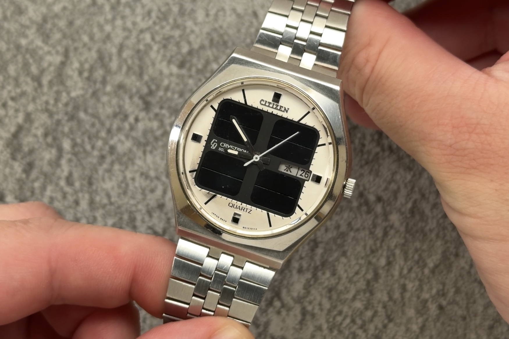 Citizen Crystron Solar Cell – 1976