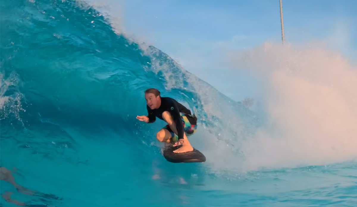 Comfortable in the barrel as always. Photo: Jamie O