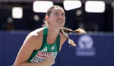 Kate O’Connor in heptathlon gold medal position with one event left at European Championships – The Irish Times