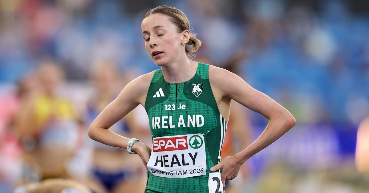 European Championships: Sarah Healy finishes fourth in 5,000m final – The Irish Times