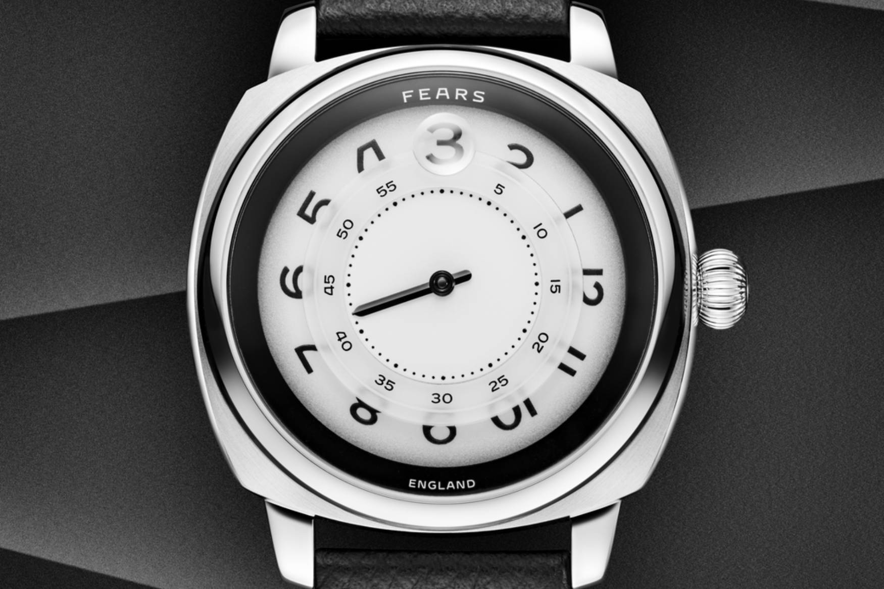 Fears Andrew Morgan Brunswick Jump Hour Ultimus dial close up