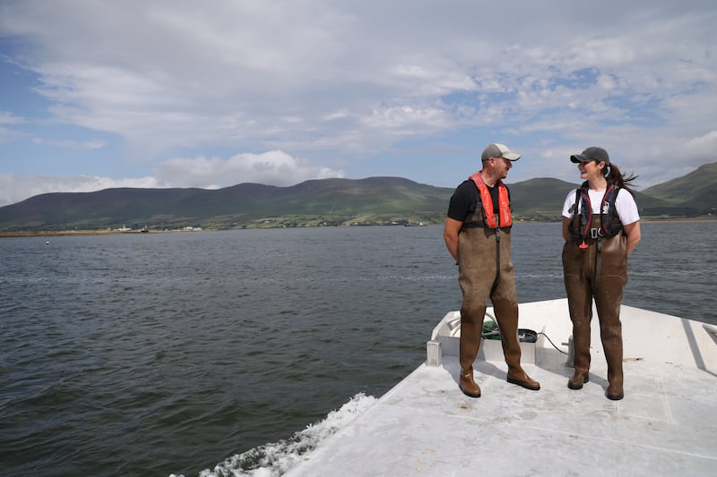 Siblings Sharon and Micheál Sugrue of Réalt na Mara Shellfish. Photo: Bryan O’Brien 