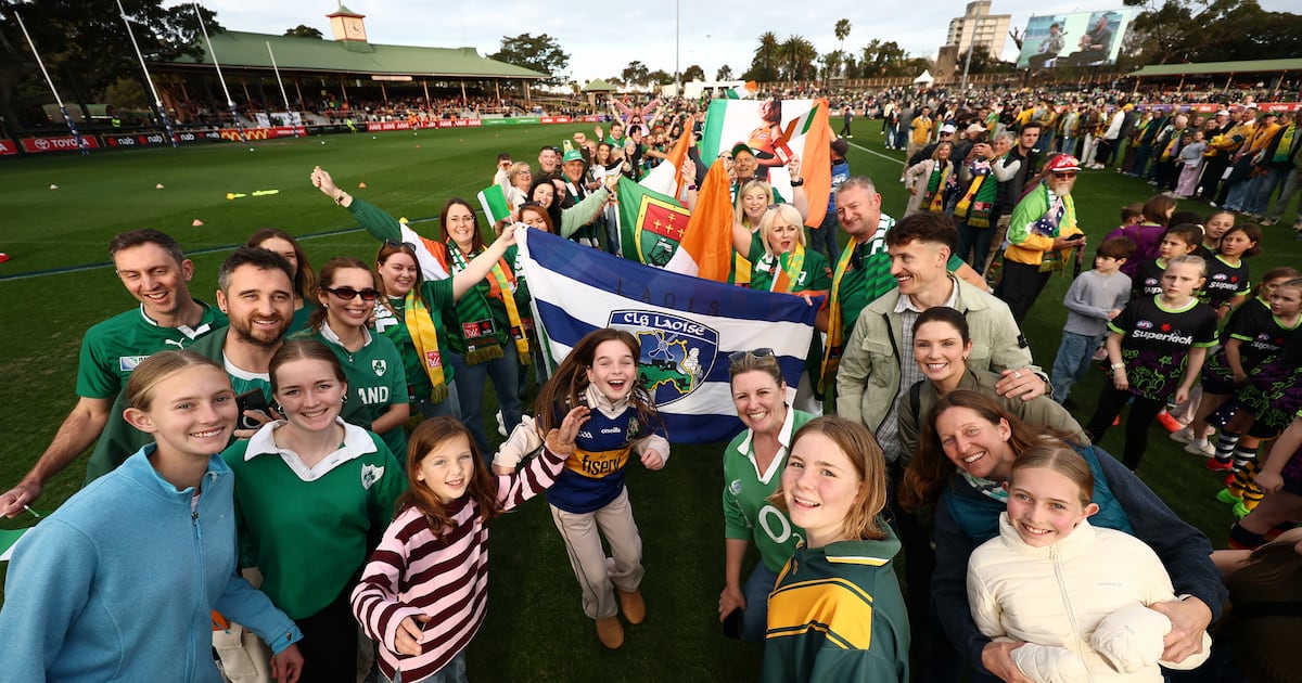 Carnival-like atmosphere as first Australia-Ireland AFLW game proves a winner – The Irish Times