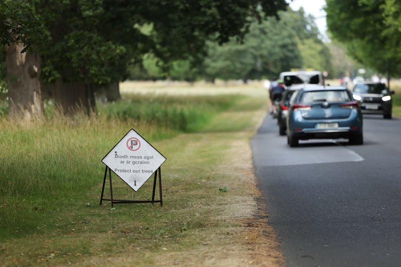 Traffic in Phoenix Park is an issue. Photograph: Alan Betson / The Irish Times


