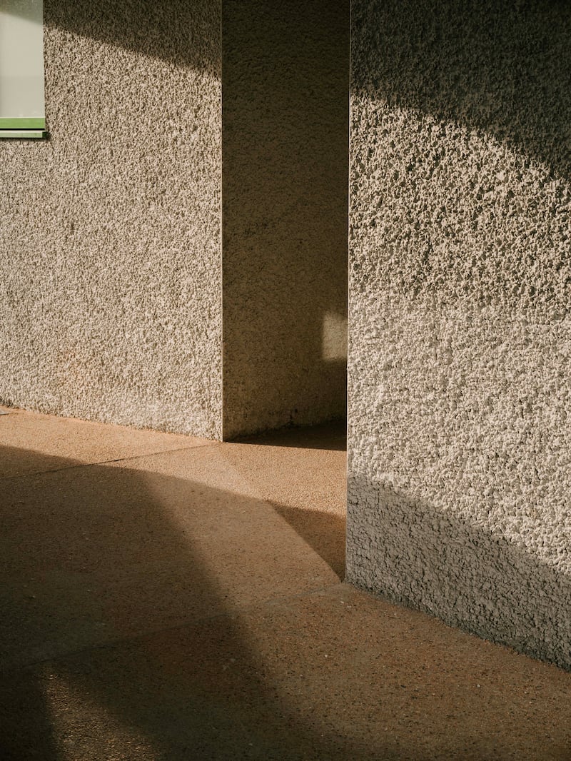 ‘Light filters through the spaces between the rocks and the house.’ Photograph: Peter Molloy