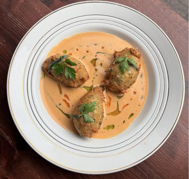 Achill island brown crab at Savoir Fare in Westport. Photograph: Instagram