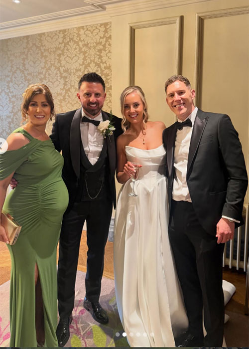 John and Tara McAreavey at a friends wedding. Pic: Instagram/John McAreavey