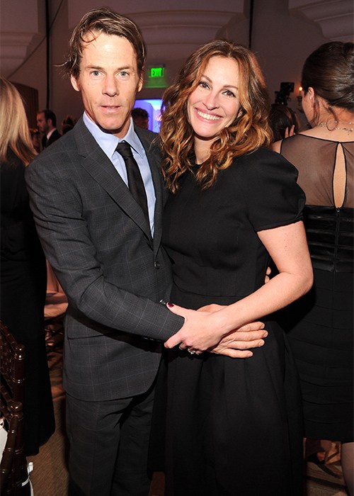 Danny Moder and Julia Roberts. Pic: Kevin Mazur/Getty Images for J/P Haitian Relief Organization