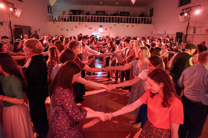The Devil's in the Dancehall fuses a traditional dance hall with elements of theatre. Photograph: Enda O'Dowd