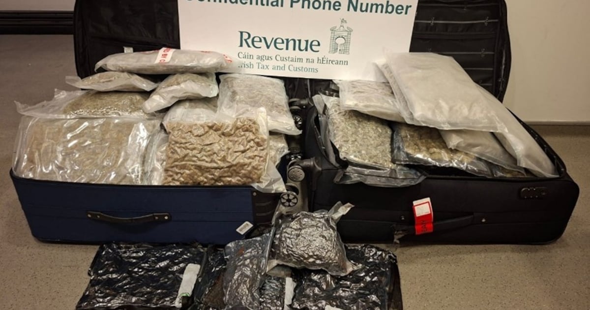 More than €950,000 of crystal meth and cannabis seized at Dublin Airport – The Irish Times
