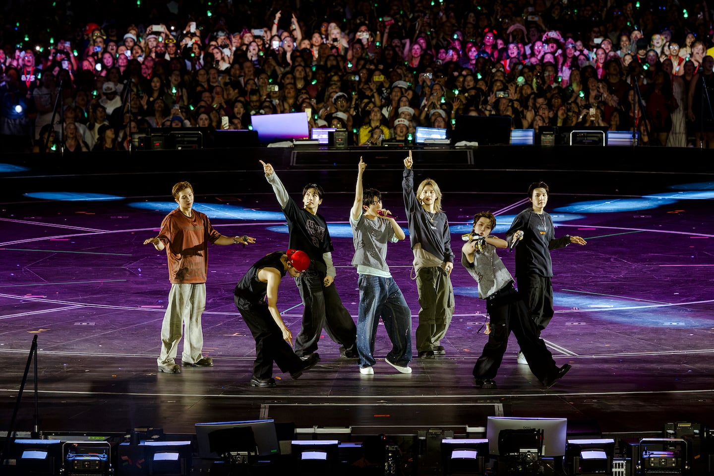 BTS made their Gillette Stadium debut Aug. 5 at the first of two consecutive shows in Foxborough.