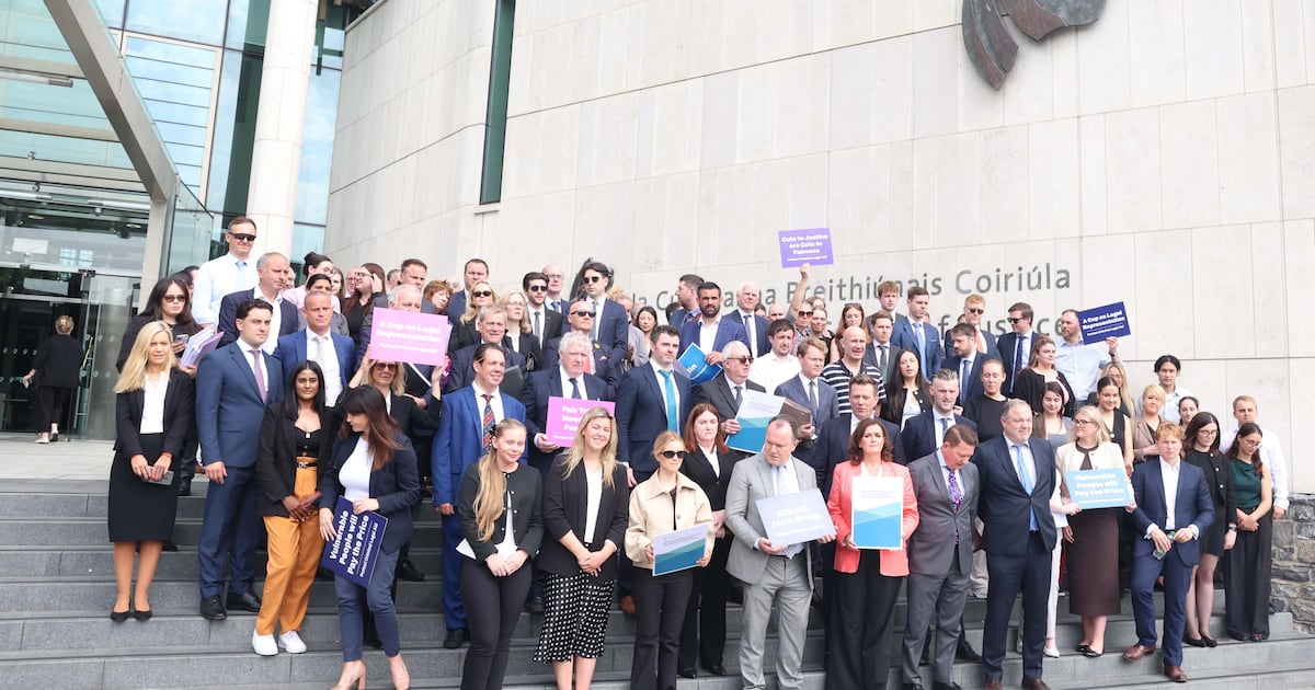 Criminal cases face further disruption after solicitors extend withdrawal of services – The Irish Times