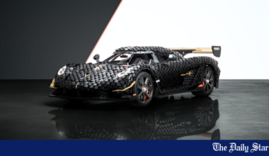 Life-size Lego Koenigsegg sets speed record
